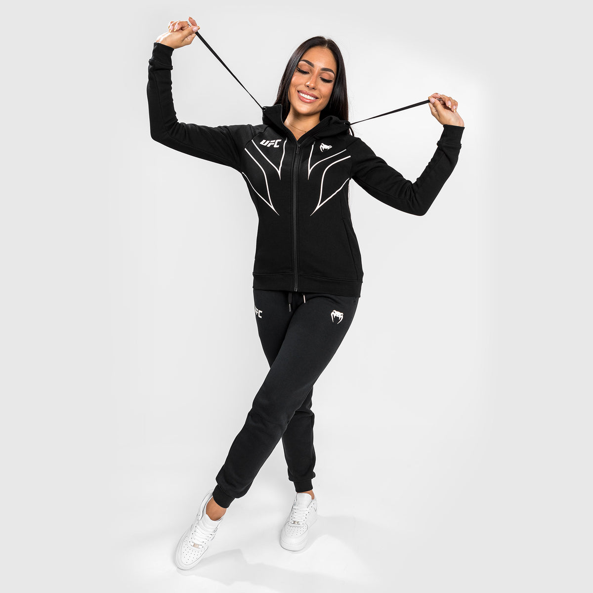 Sweatshirt Zippé Femme UFC Venum Fight Night 2.0 Replica - Noir - product-type_Vestes