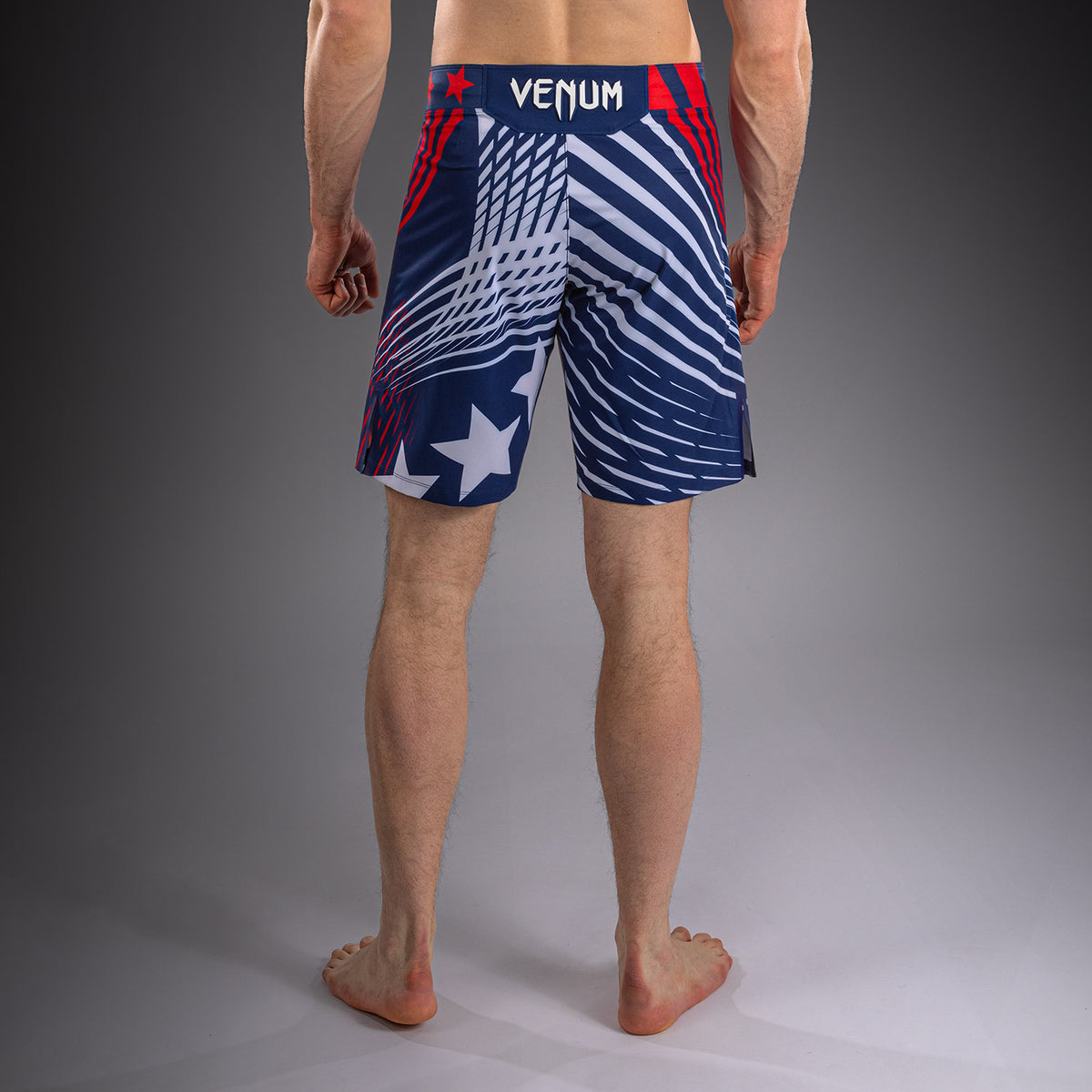 Official UFC Freedom 250 by Venum Authentic Fight Night Short de combat coupe longue pour homme - Bleu - product-type_Shorts de MMA
