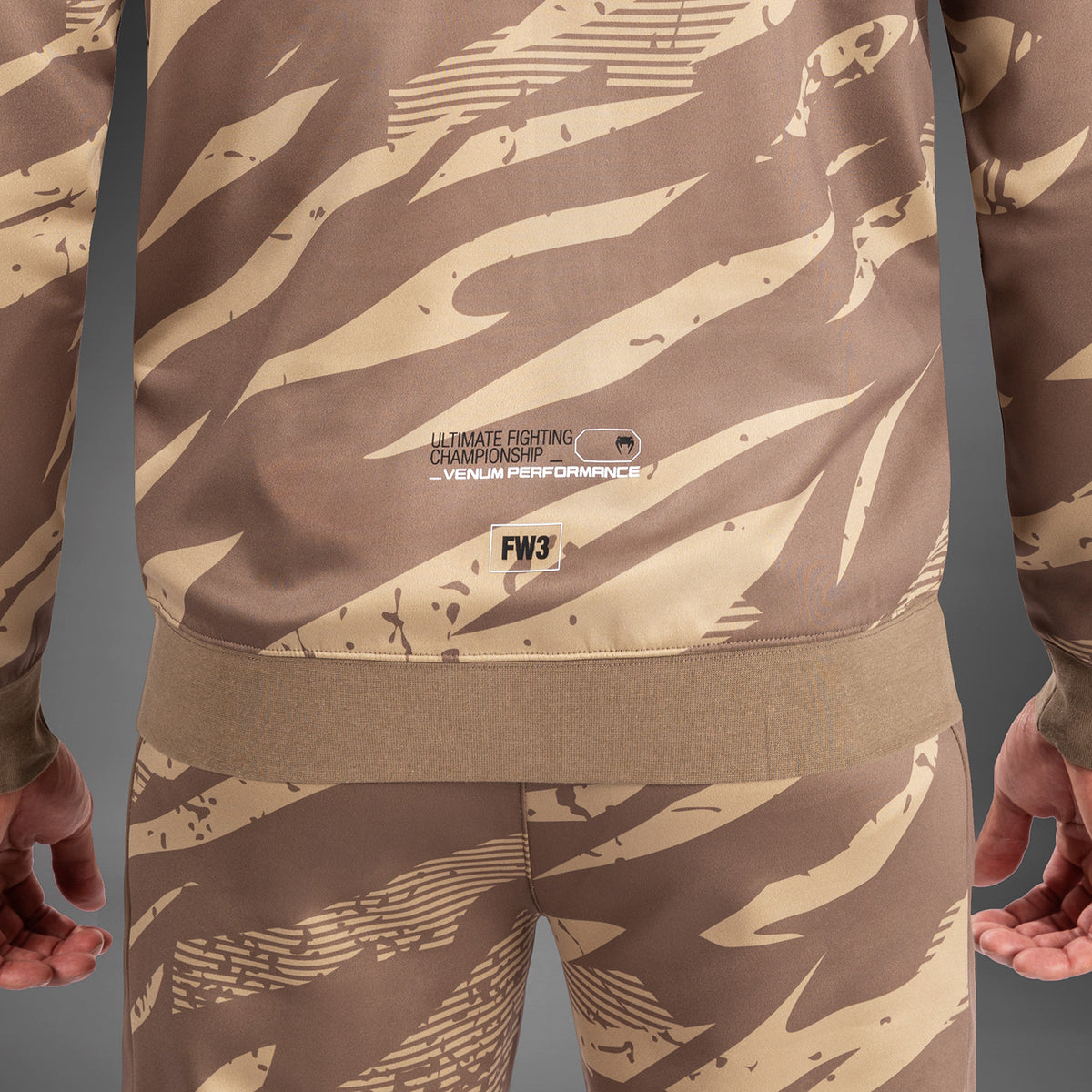 Veste À Capuche Zippé pour Hommes UFC Adrenaline by Venum Fight Week - Desert Camo - product-type_Vestes