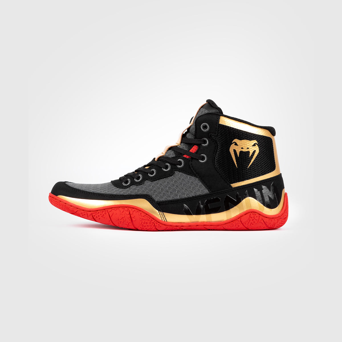 Chaussures de lutte Venum Elite - Noir/Or/Rouge - product-type_chaussures de lutte