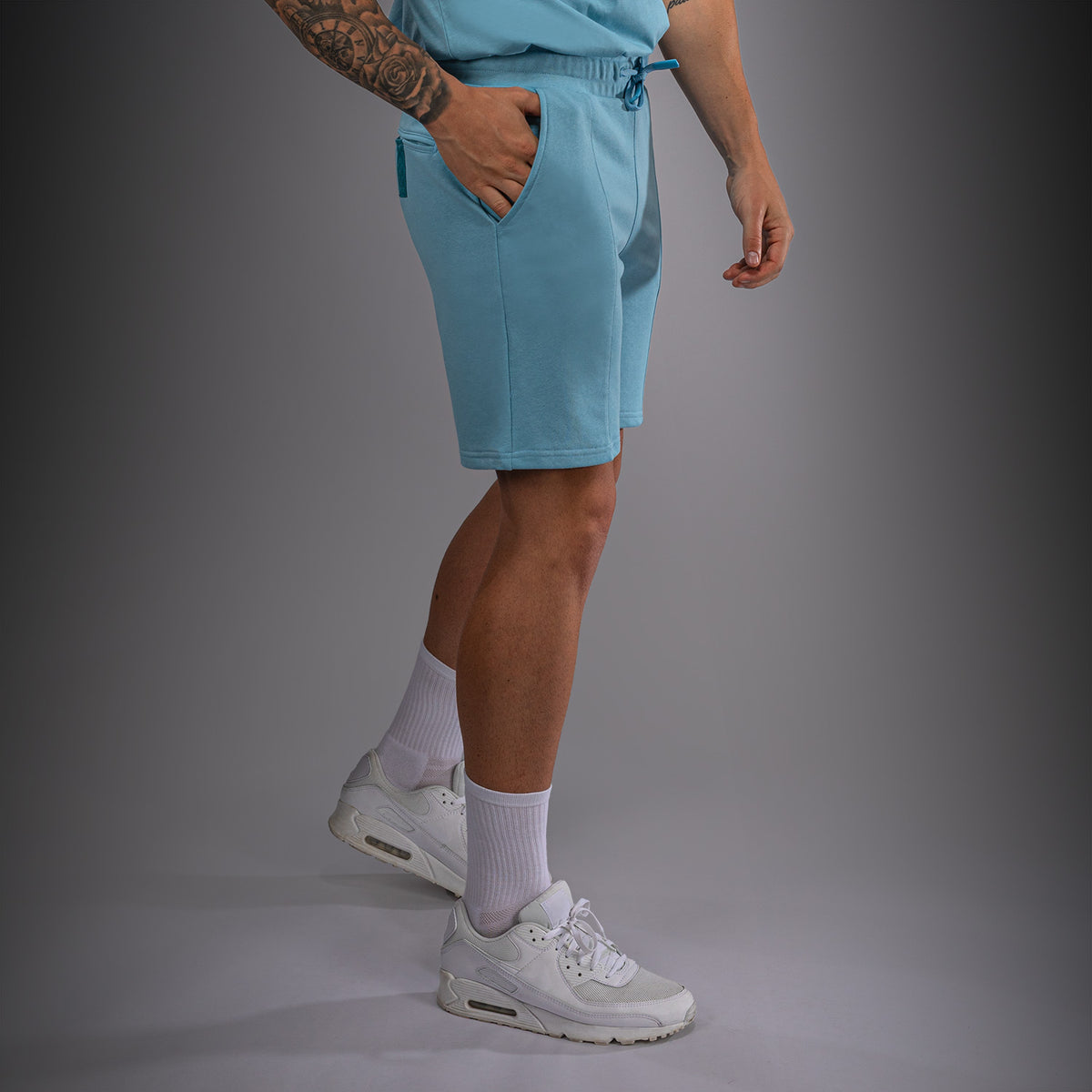 Short en Coton Venum Contender Fleece – Turquoise - product-type_Shorts en Coton