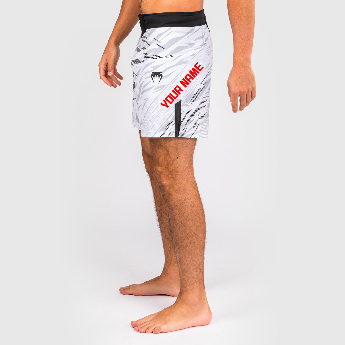 Shorts de Combat pour Hommes UFC Fusion by Venum Personnalisé Authentic Fight Night - Coupe Courte - Blanc - product-type_Shorts de MMA
