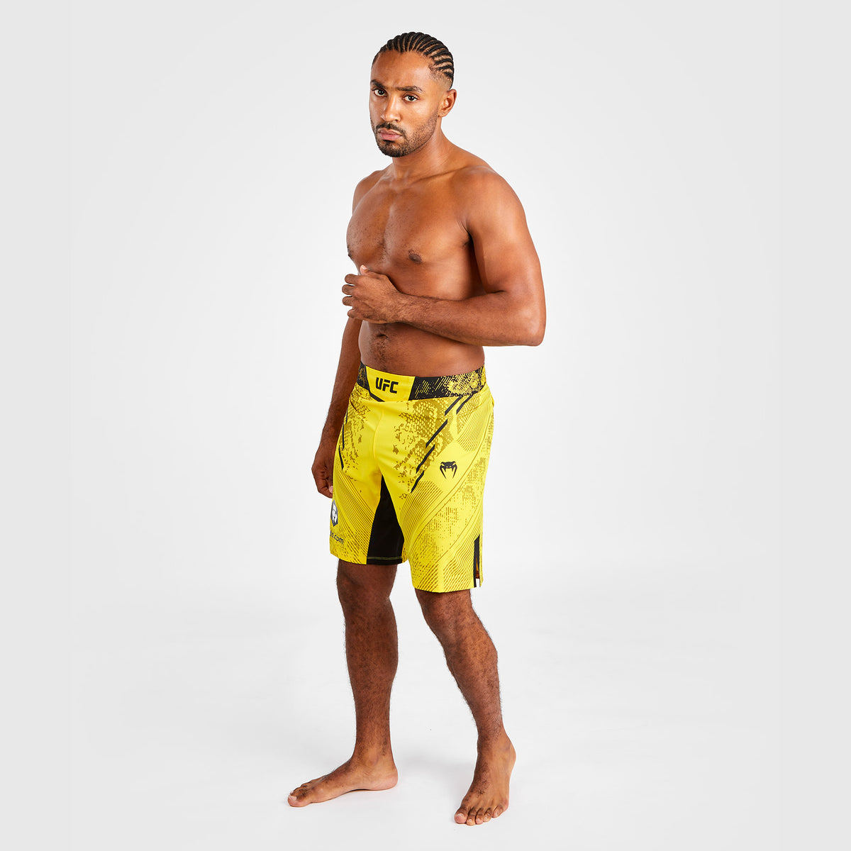 Short de combat personnalisé Coupe longue pour Hommes UFC Adrenaline by Venum Authentic Fight Night – Jaune - product-type_Shorts de MMA