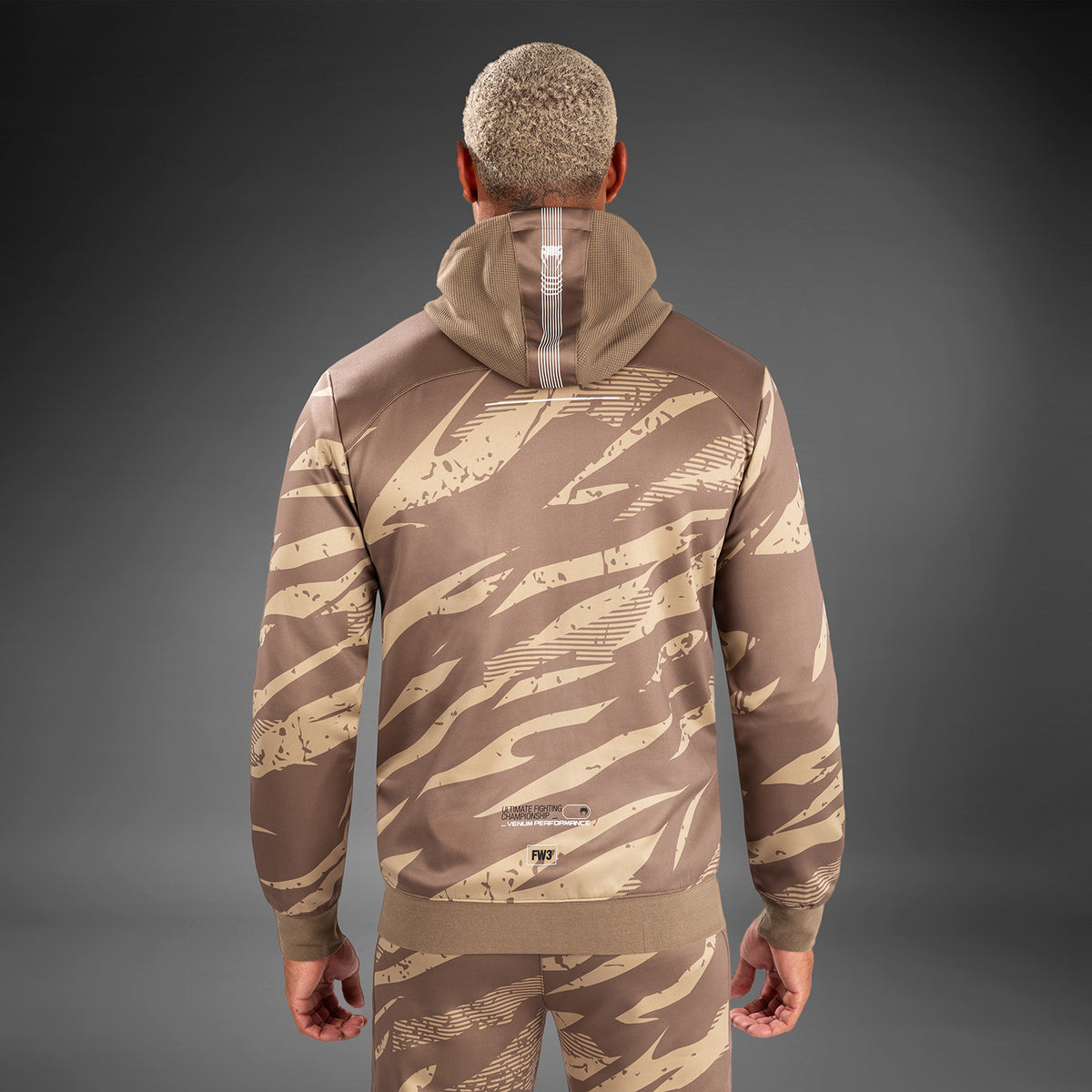 Veste À Capuche Zippé pour Hommes UFC Adrenaline by Venum Fight Week - Desert Camo - product-type_Vestes