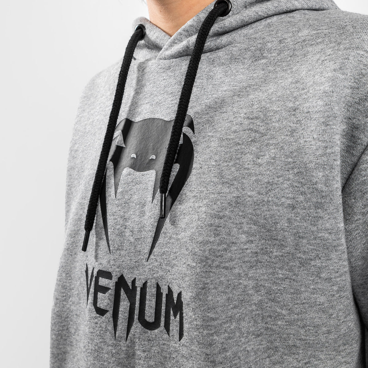 Sweatshirt à Capuche Venum Classic - Pour Enfants - Gris Chiné Clair - product-type_Sweatshirts