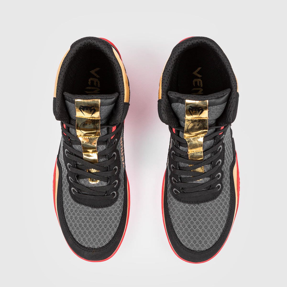 Chaussures de lutte Venum Elite - Noir/Or/Rouge - product-type_chaussures de lutte