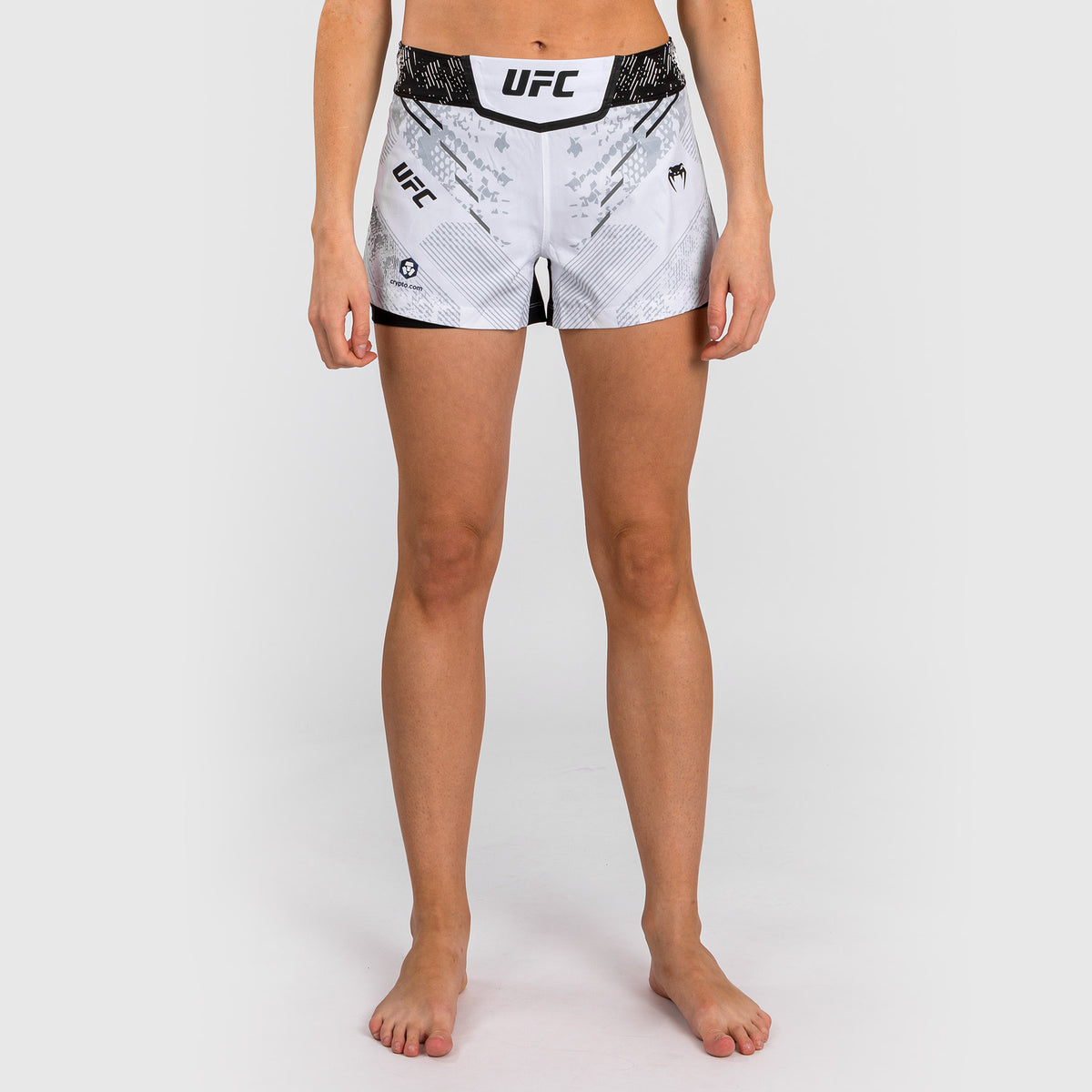 Short de Combat pour Femmes UFC Adrenaline by Venum Authentic Fight Night - Blanc - product-type_Shorts de MMA