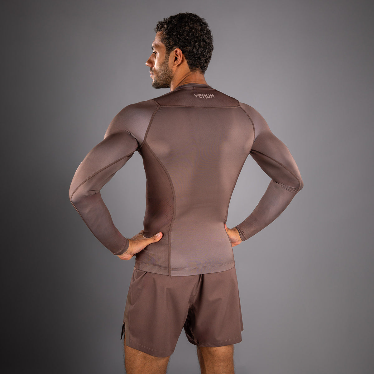 Rashguard Venum No Gi - Marron Chocolat - product-type_T-Shirts de Compression