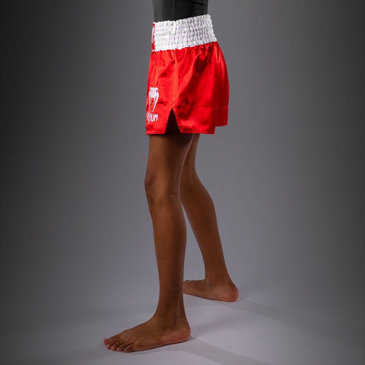 Short de Muay Thaï Venum Classic pour Enfant – Rouge Feu - product-type_Shorts de Muay Thai
