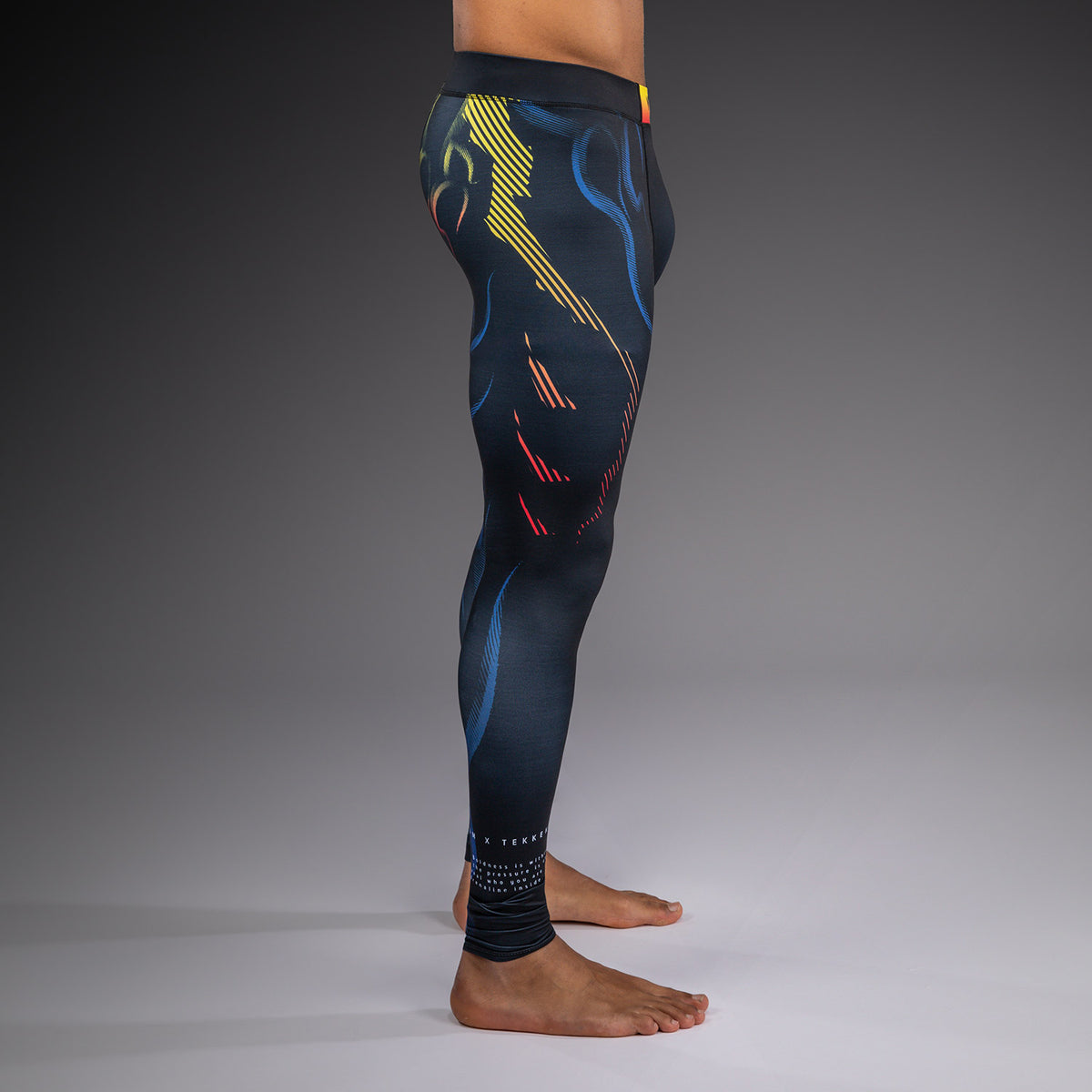 Pantalon de Compression Yoshimitsu Venum x TEKKEN 8 - Noir/Orange - product-type_Pantalons de Compression