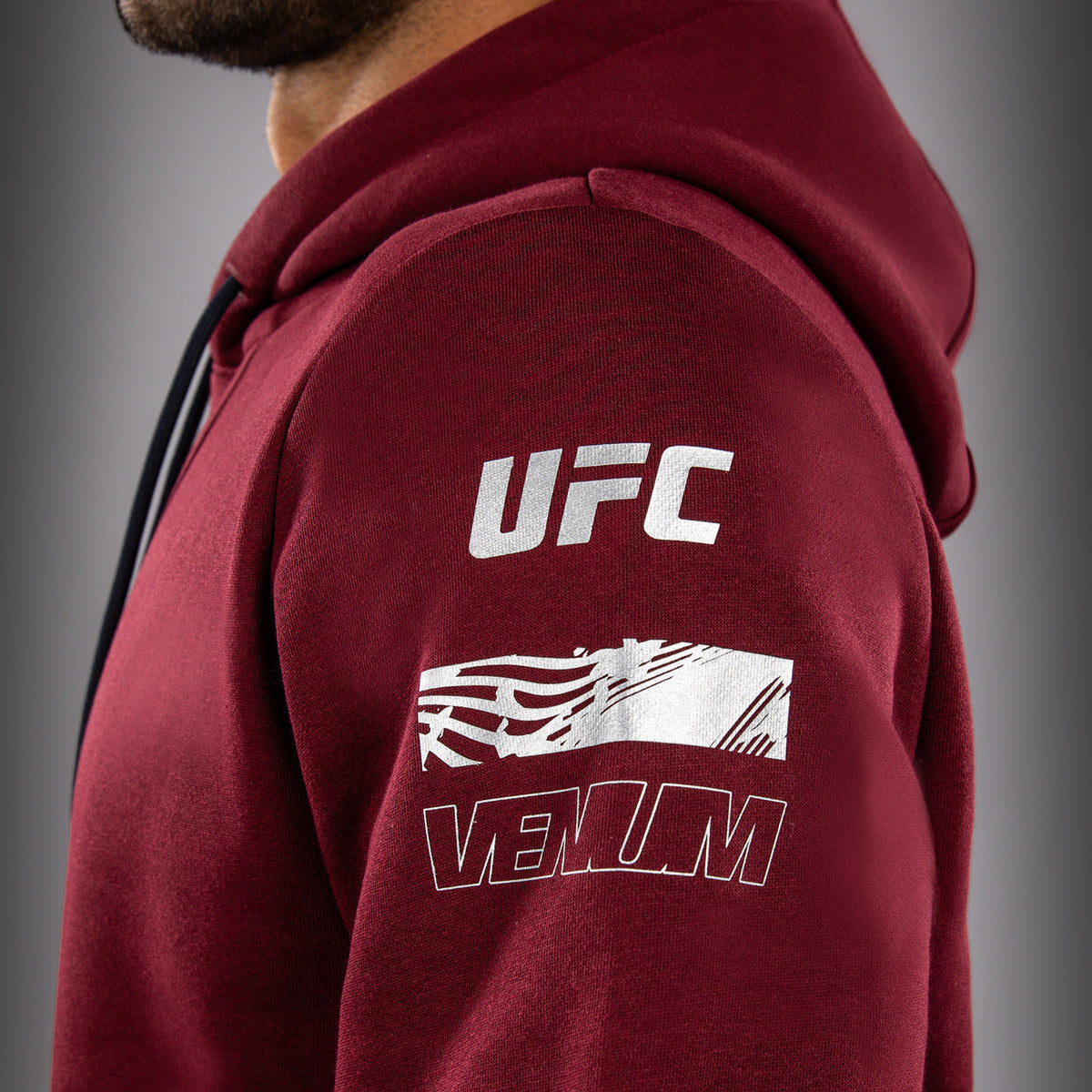 Sweat à capuche Homme UFC Zenith by Venum Authentic Fight Week - Bordeaux - product-type_Sweatshirts