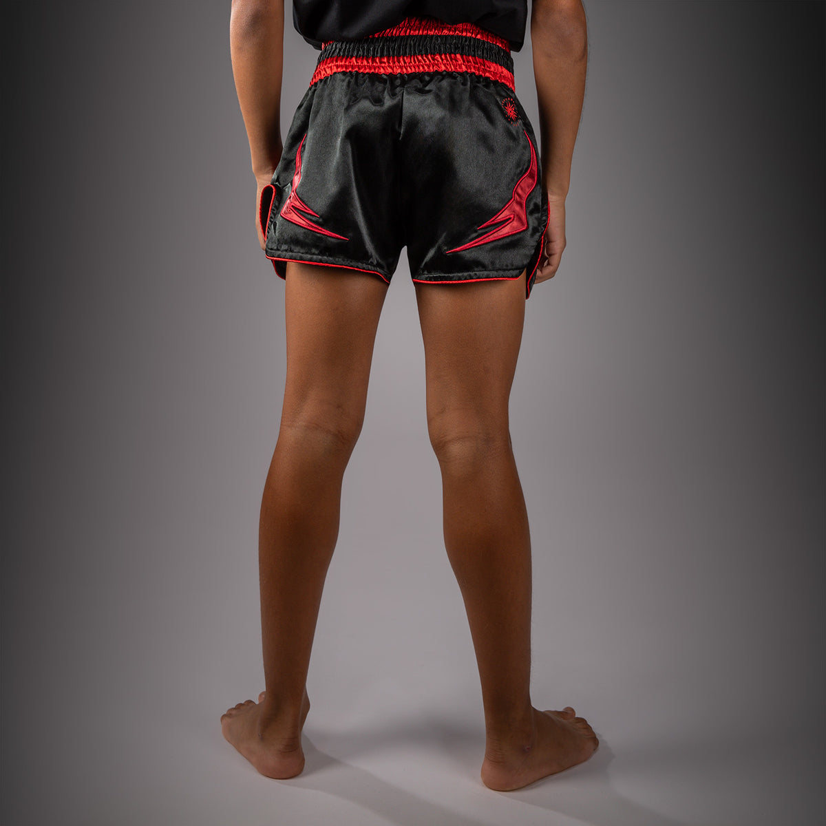 Short de Muay Thaï Pour Enfant Venum Attack - Noir/Rouge - product-type_Shorts de Muay Thai