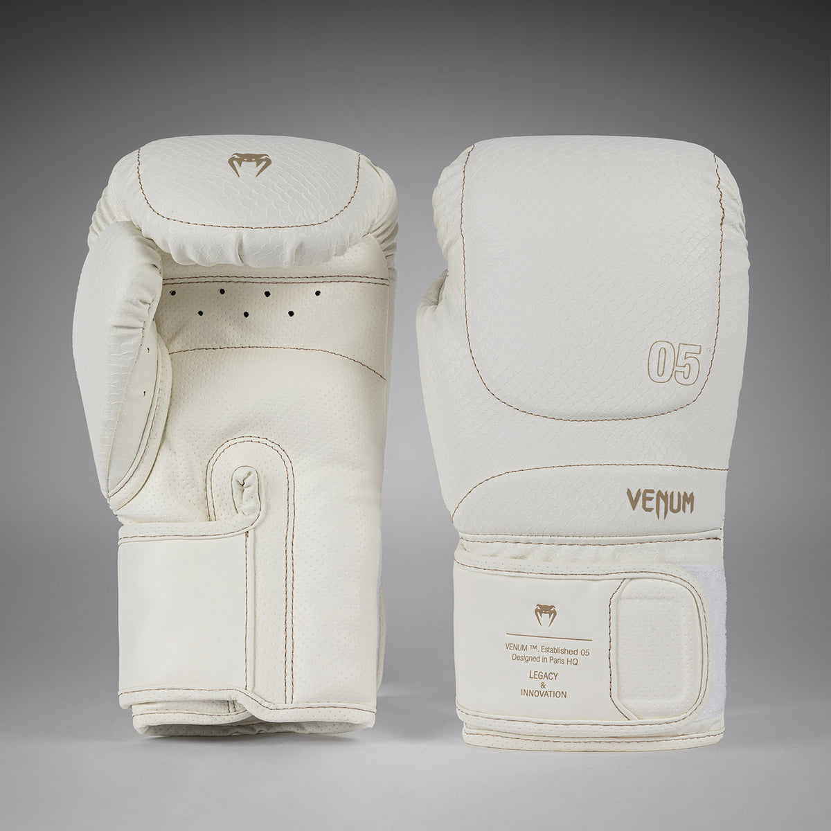 Gants de Boxe Venum Impact Evo Scales – Ivoire - product-type_Gants de boxe