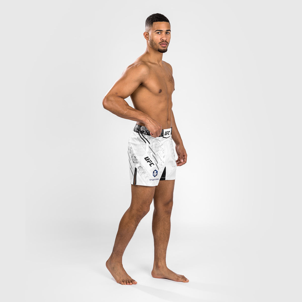 Short de combat personnalisé Coupe courte pour Hommes UFC Adrenaline by Venum Authentic Fight Night – Blanc - product-type_Shorts de MMA
