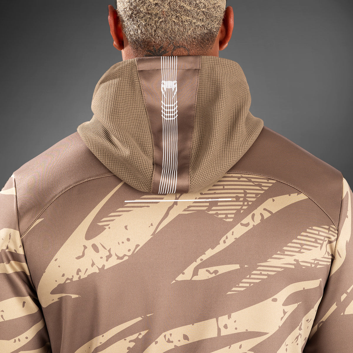 Veste À Capuche Zippé pour Hommes UFC Adrenaline by Venum Fight Week - Desert Camo - product-type_Vestes