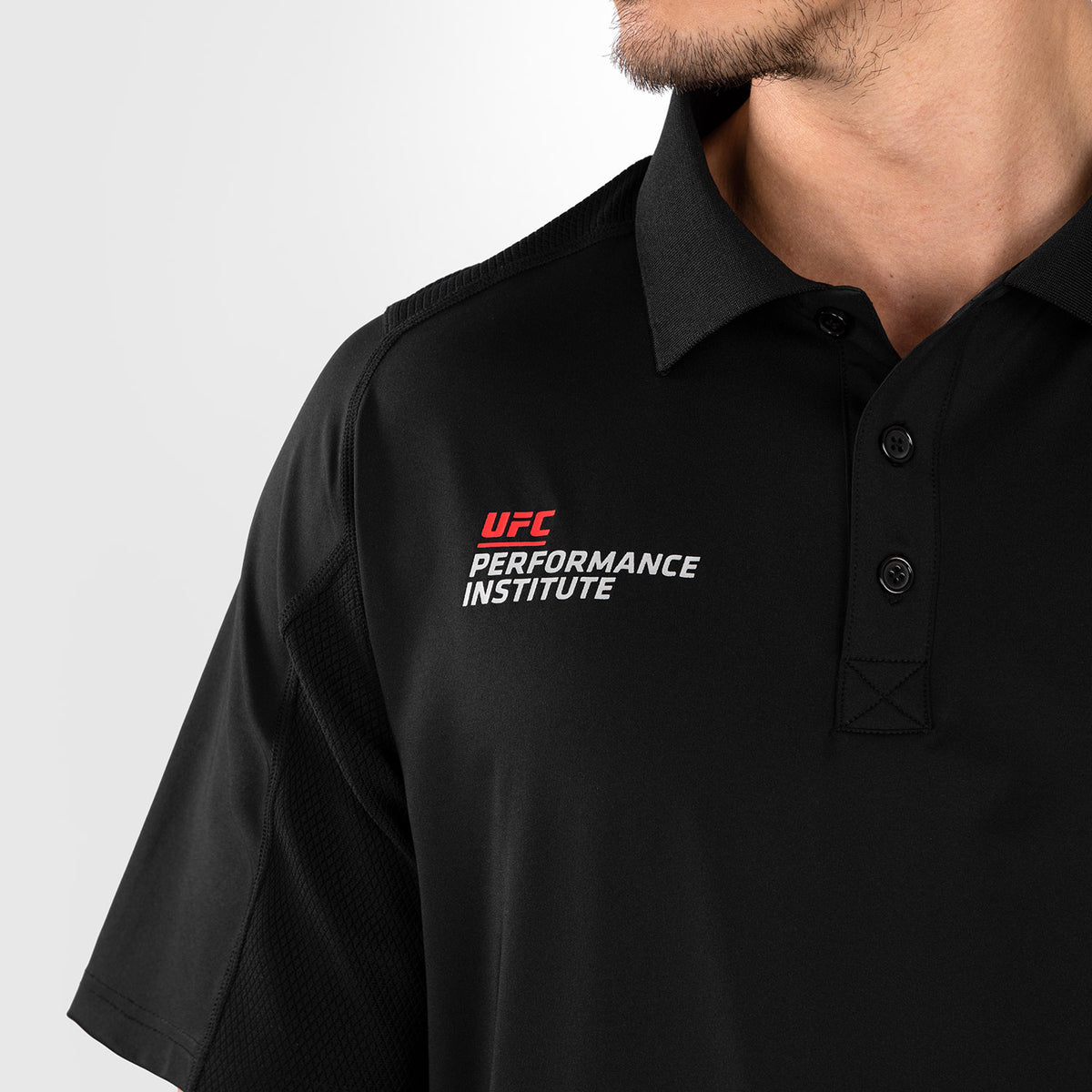 Polo pour Hommes UFC Venum Performance Institute 2.0 - Noir/Rouge - product-type_Polos