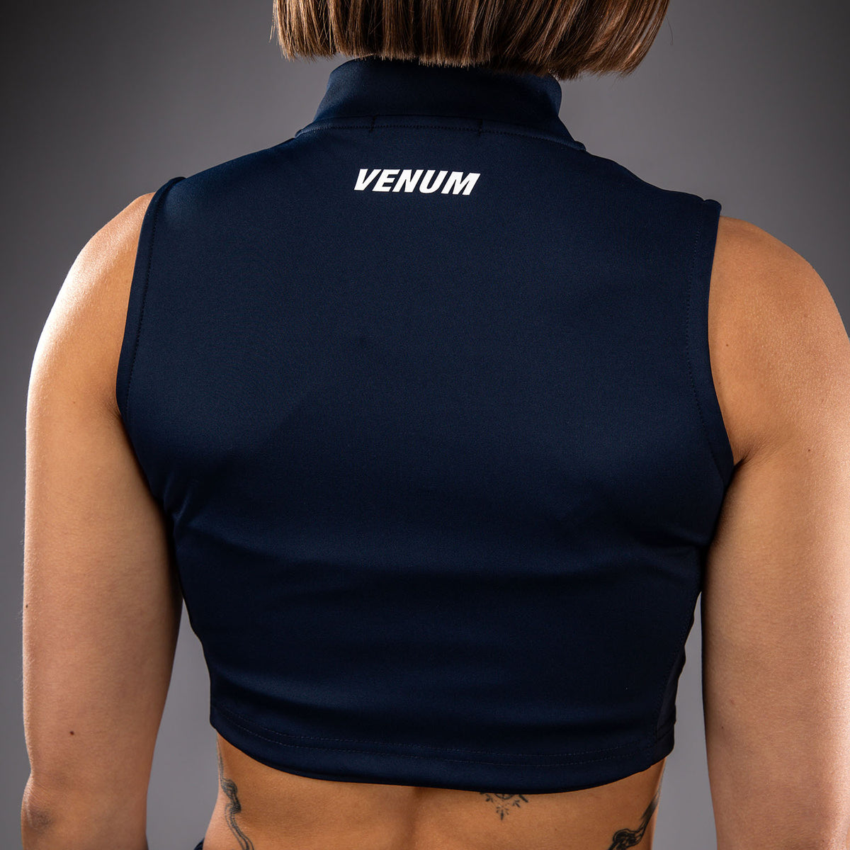 Crop Top pour Femme Venum Sculpt Shape - Bleu Marine - product-type_T-Shirts
