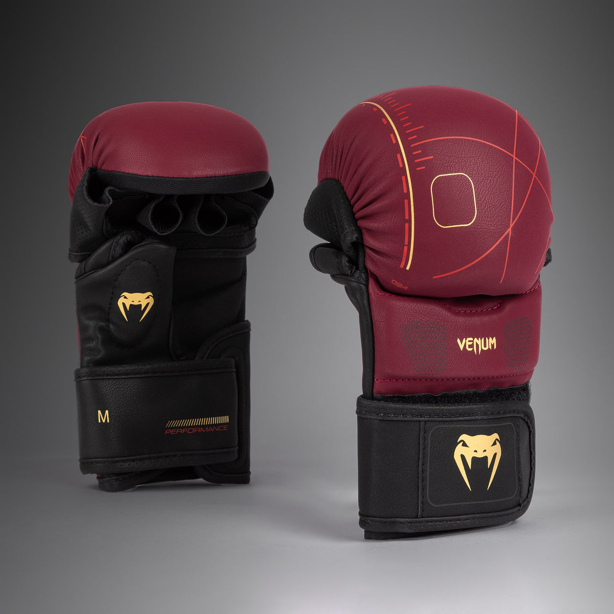 Gants de sparring Venum Tactical XT - Noir/Bordeaux/Or - product-type_Gants de Sparring