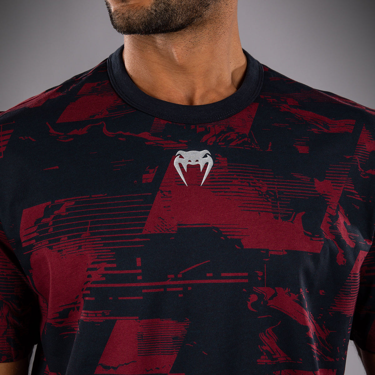 T-shirt manches courtes Homme UFC Zenith by Venum Authentic Fight Week - Bleu marine/Bordeaux/Argent - product-type_T-Shirts