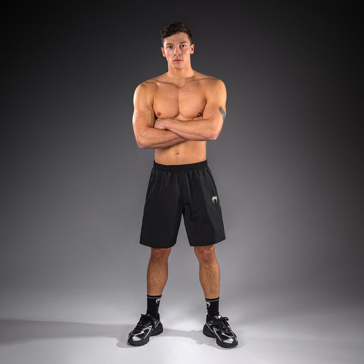 Short d’Entraînement Venum Lazer - Noir/Gris - product-type_Shorts de training