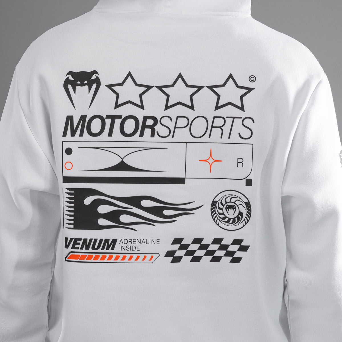 Sweatshirt à Capuche Venum Motorsports - Blanc Neige
