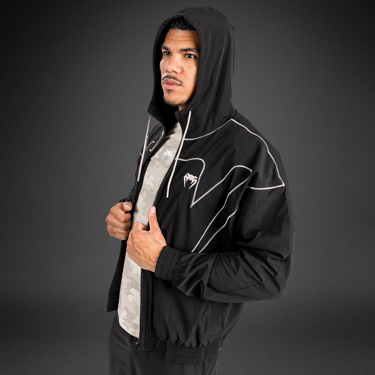Veste de survêtement Venum Attack 90 - Noir/Blanc - product-type_Vestes