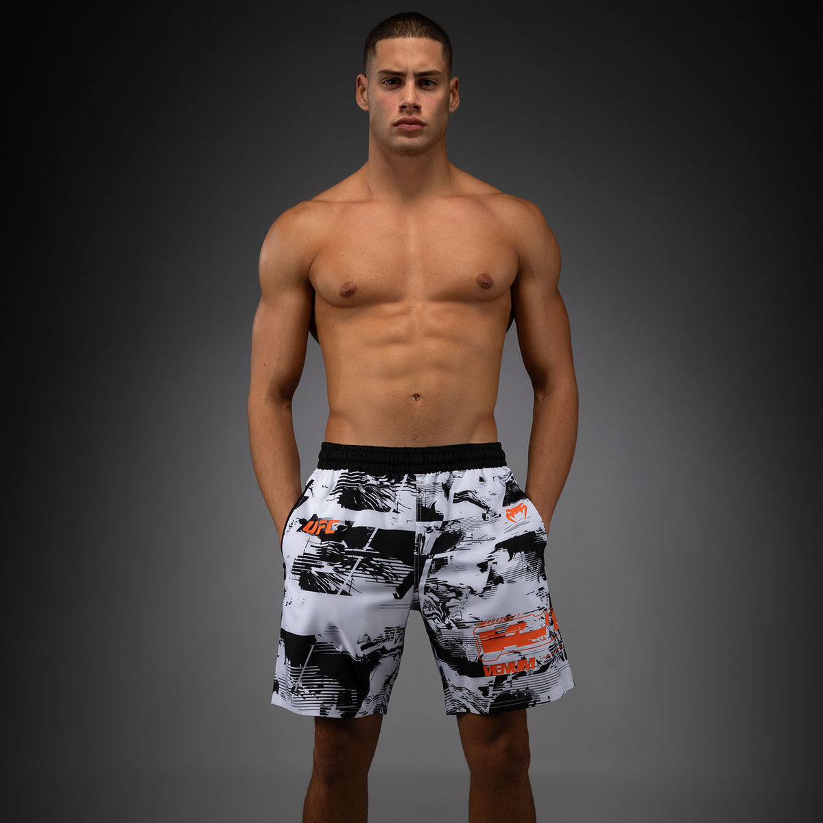 Short Performance Homme UFC Zenith by Venum Authentic Fight Week - Blanc - product-type_Shorts de training