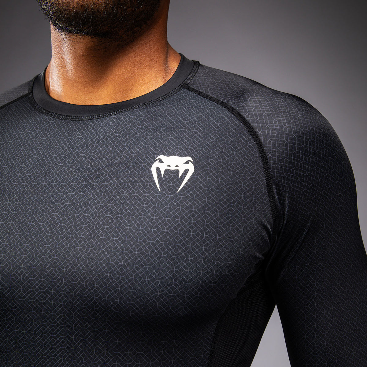 Rashguard à Manches Longues Venum x Roger Gracie Academy - Noir - product-type_T-Shirts de Compression