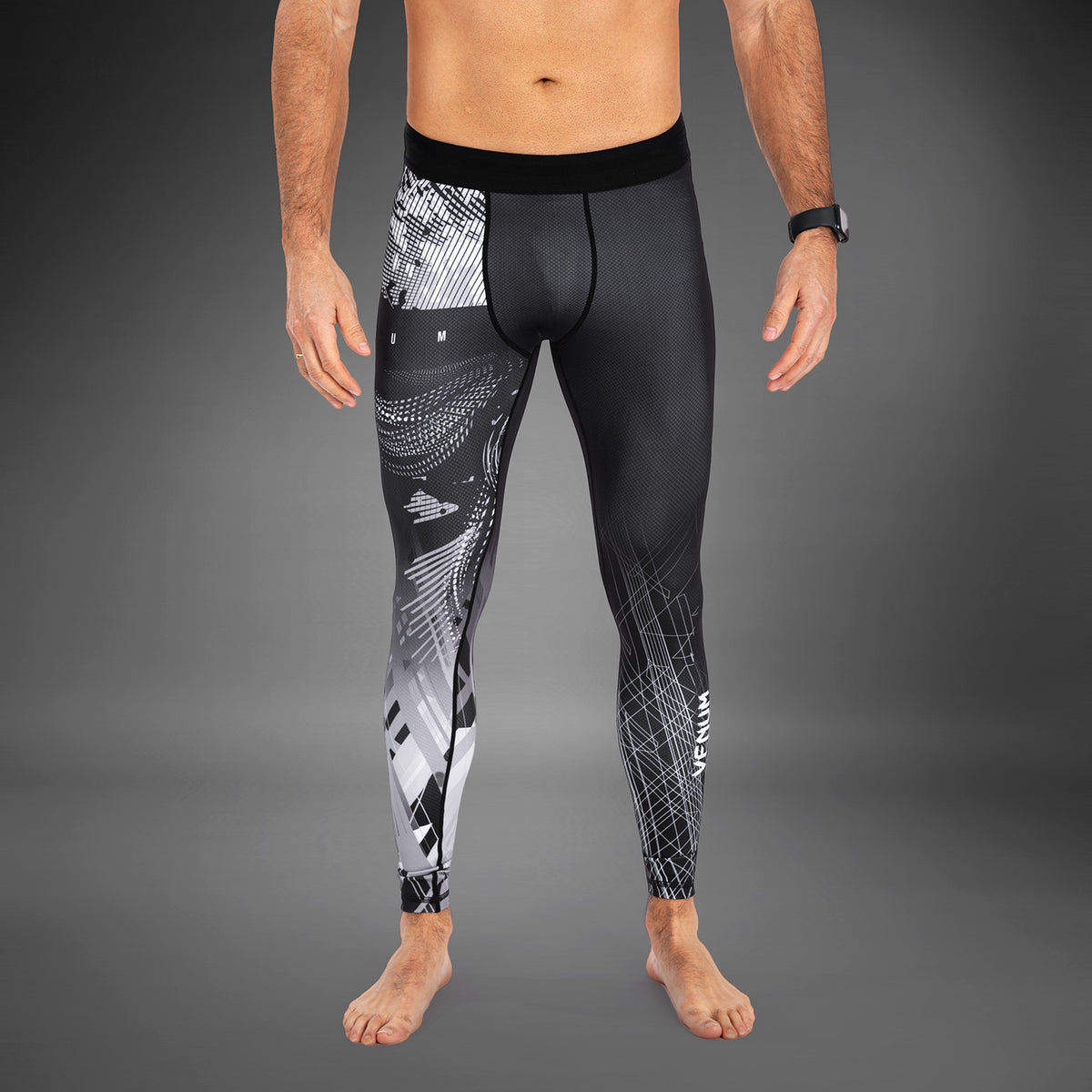 Pantalon de compression Venum Gorilla Jungle - Noir/Blanc - product-type_Pantalons de Compression