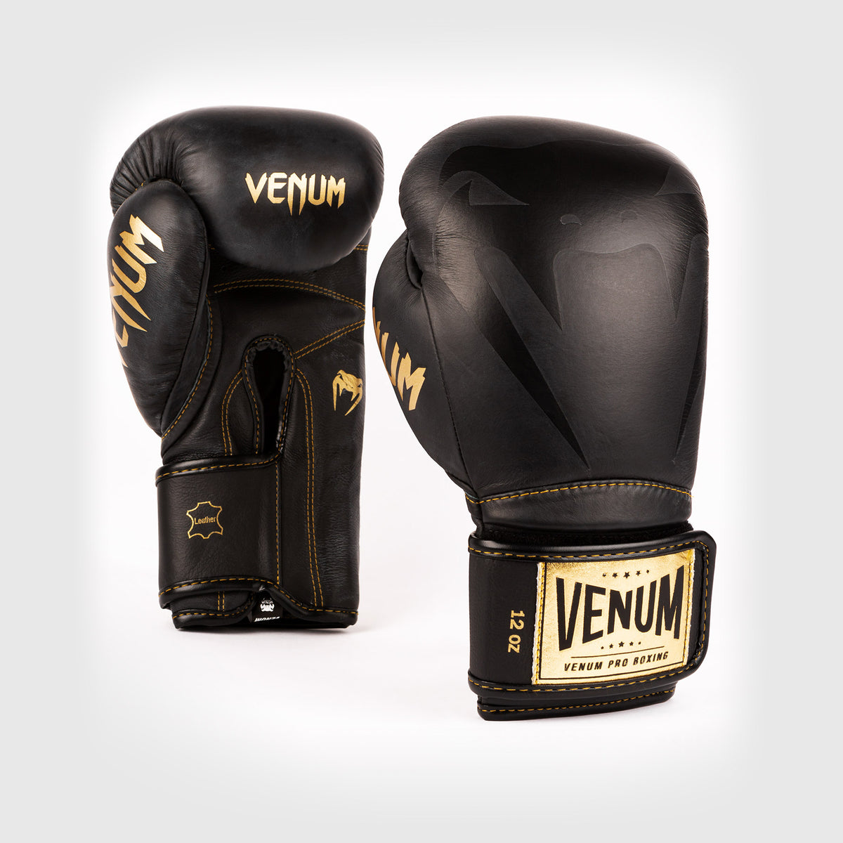 Gants de boxe pro Venum Giant 2.0 - Velcro - Noir/Noir-Or - product-type_Gants de boxe