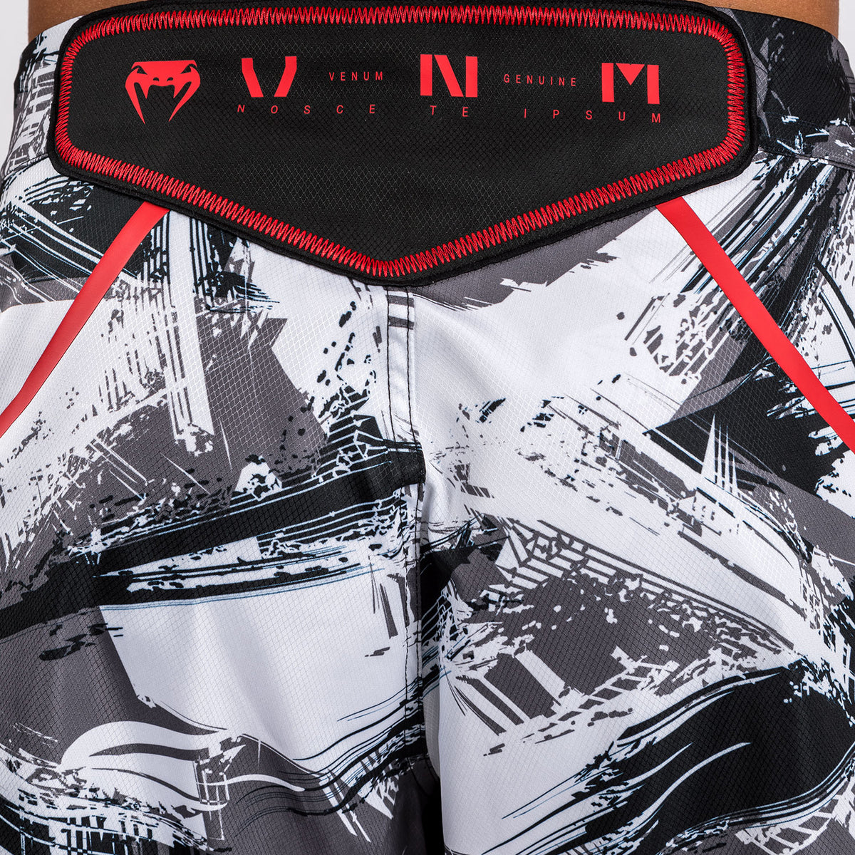Short de combat Venum Electron 3.0 - Gris/Rouge - product-type_Shorts de MMA