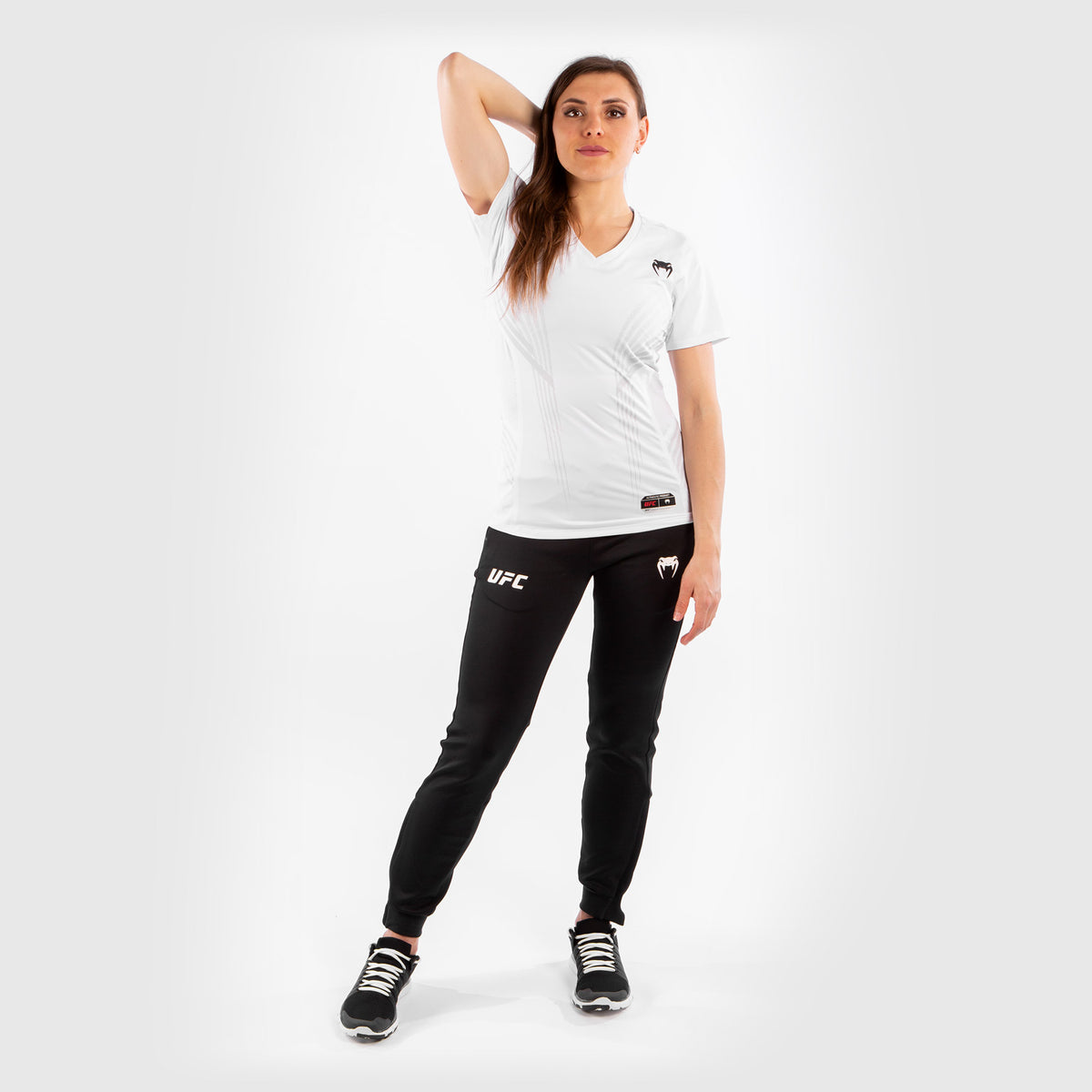 T-shirt Technique Femme Personnalisé UFC Venum Authentic Fight Night - Blanc - product-type_T-Shirts Dry Tech