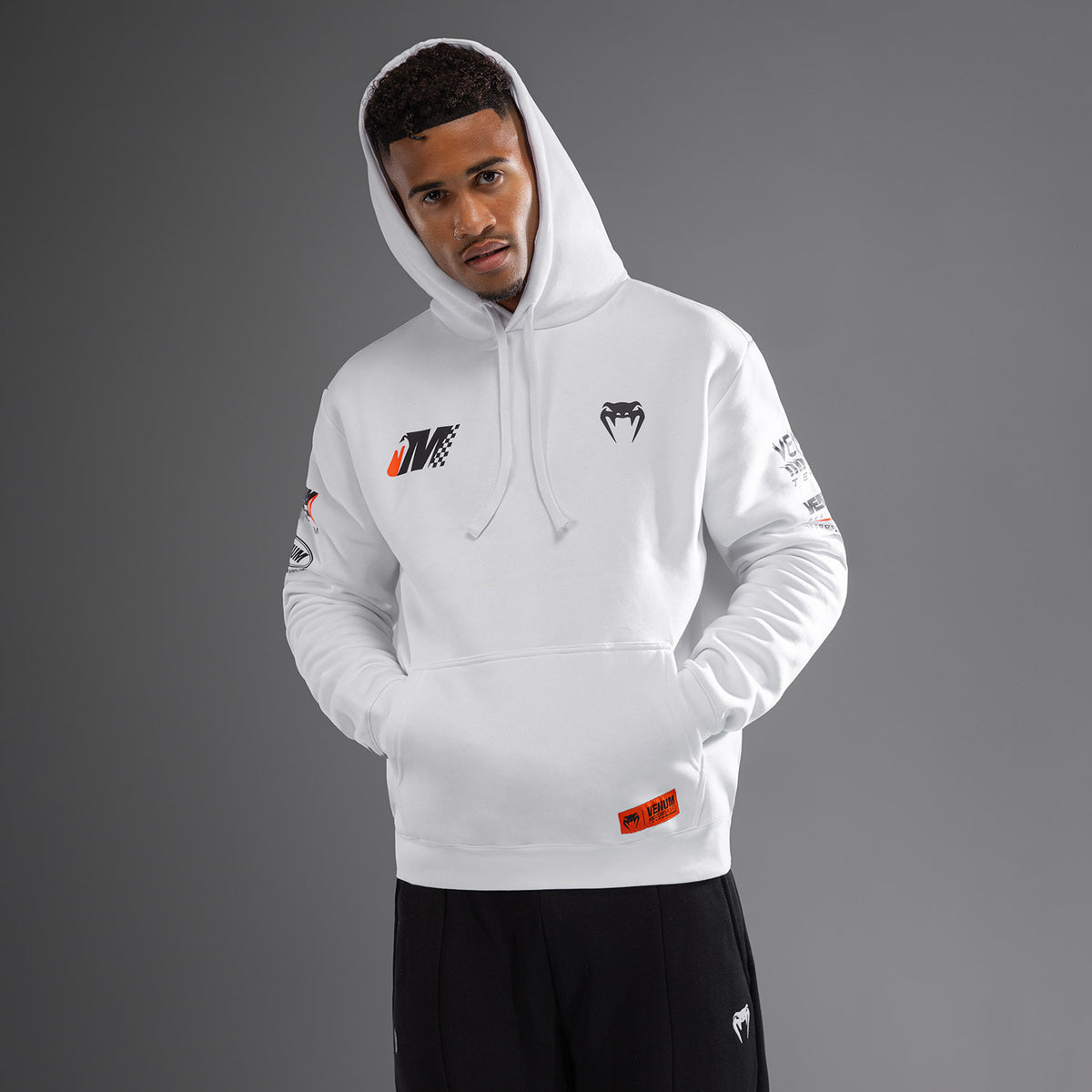 Sweatshirt à Capuche Venum Motorsports - Blanc Neige