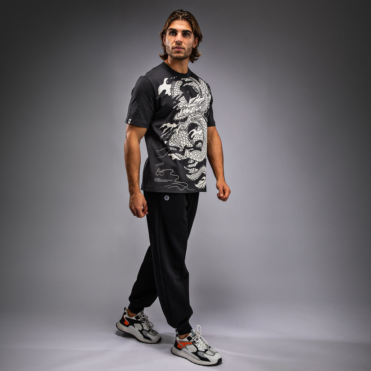 T-shirt Venum Dragon’s Flight - Gris Charbon/Blanc Crème - product-type_T-Shirts
