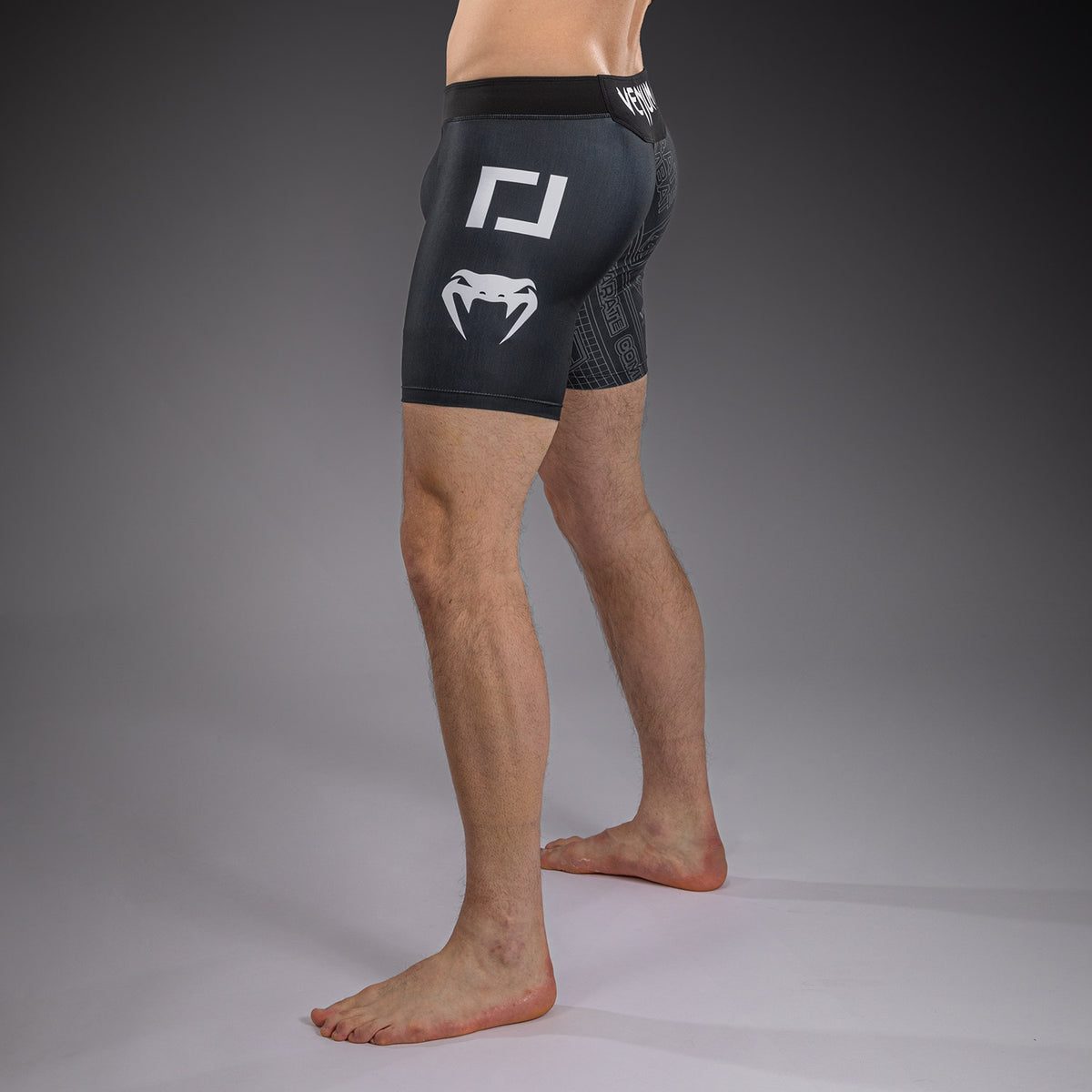 Short de Compression Karate Combat by Venum – Noir/Gris - product-type_Shorts de compression
