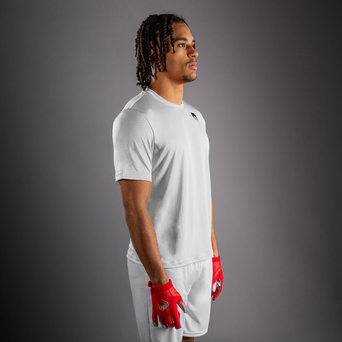 T-shirt à manches Courtes Venum Lineup Performance - Blanc/Noir - product-type_T-Shirts Dry Tech
