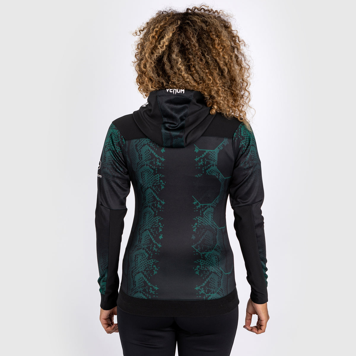 Sweat à capuche Personnalisé pour femmes UFC Adrenaline by Venum Authentic Fight Night - Emerald Edition - Vert/Noir - product-type_Vestes