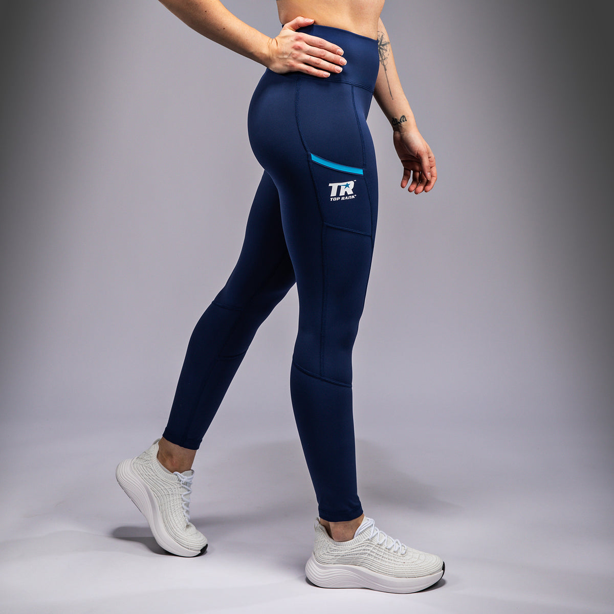 Legging 7/8 Venum x Top Rank Original pour Femmes - Bleu Marine - product-type_Leggings
