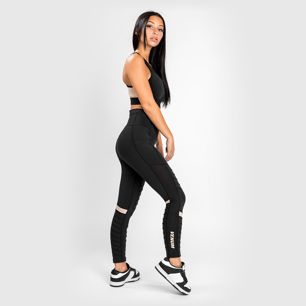Legging Venum Moto 7/8 - Pour Femme - Noir/Sable - product-type_Leggings