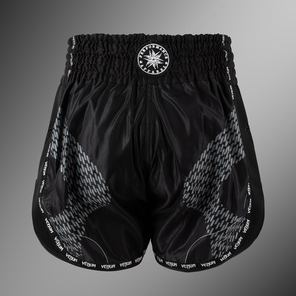 Short de Muay Thai Venum Nexus – Noir/Argent - product-type_Shorts de Muay Thai