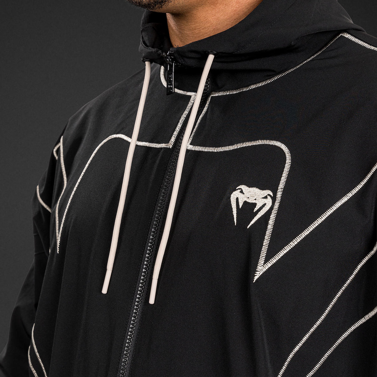 Veste de survêtement Venum Attack 90 - Noir/Blanc - product-type_Vestes