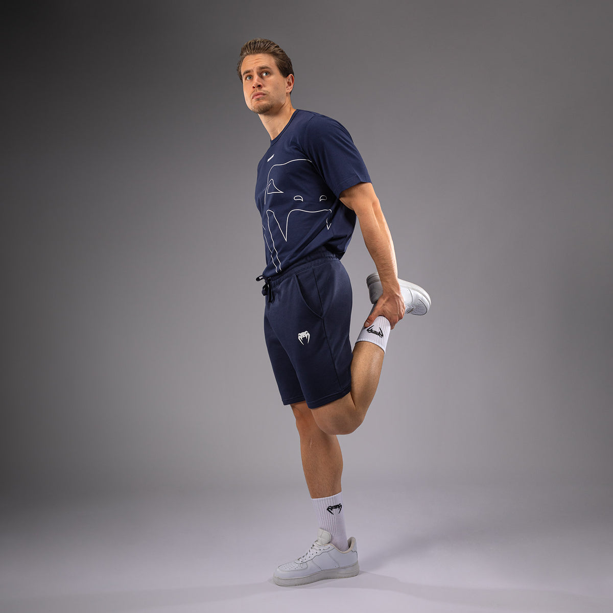 Short Venum Classic pour Hommes - Bleu Marine - product-type_Shorts en Coton