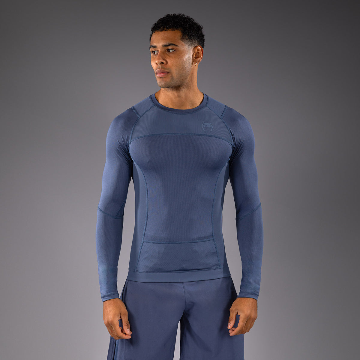 Rashguard à Manches Longues Venum G-Fit Air pour Hommes - Bleu Brumeux - product-type_T-Shirts de Compression