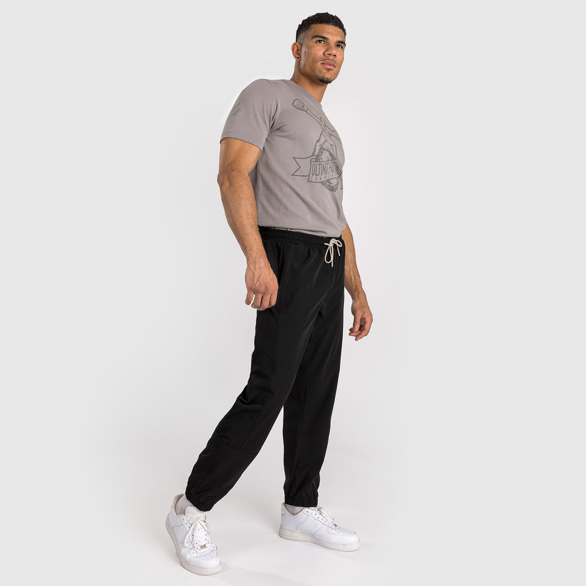 Pantalon de survêtement Venum Attack 90 - Noir/Blanc - product-type_Pantalons de jogging