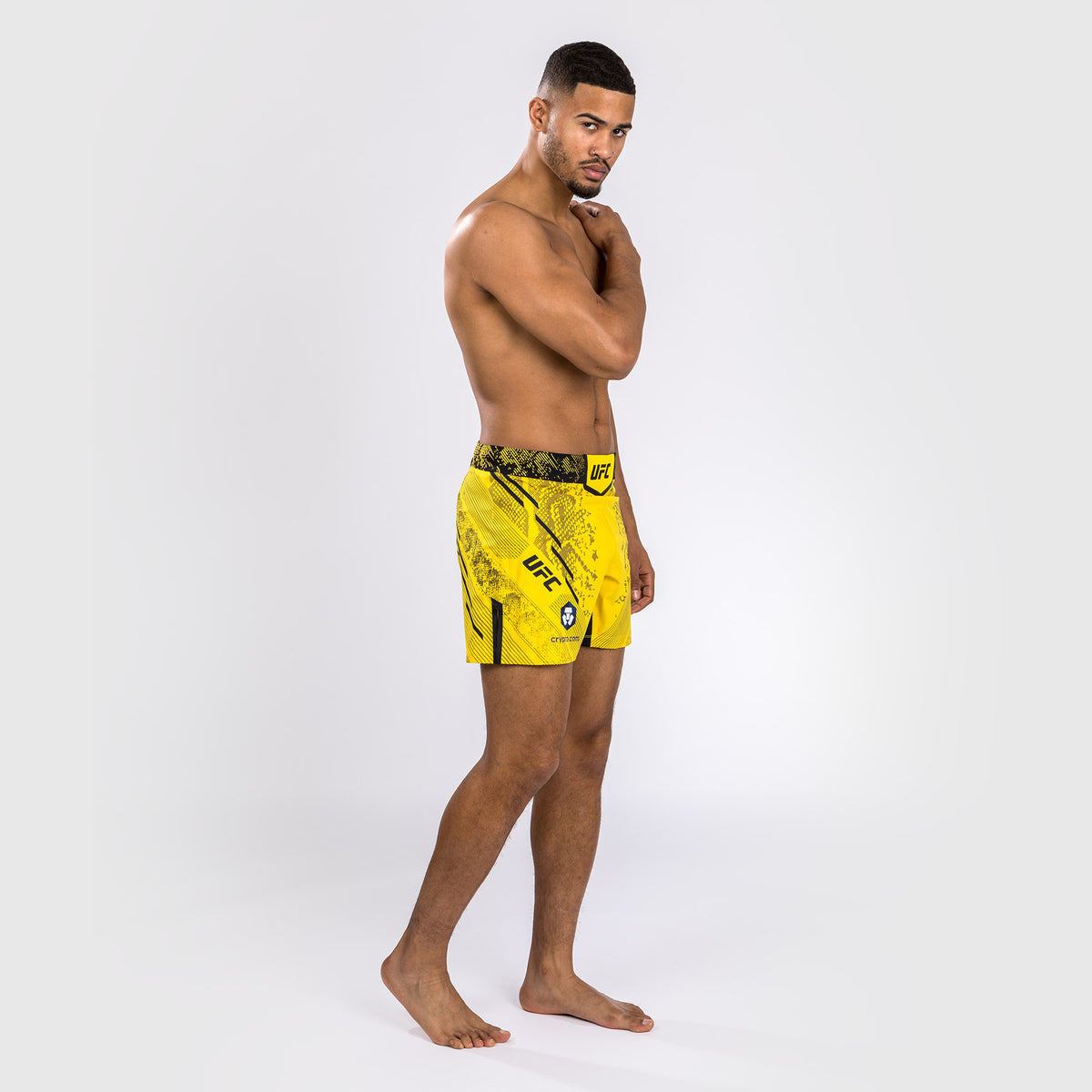 Short de combat personnalisé Coupe courte pour Hommes UFC Adrenaline by Venum Authentic Fight Night – Jaune - product-type_Shorts de MMA