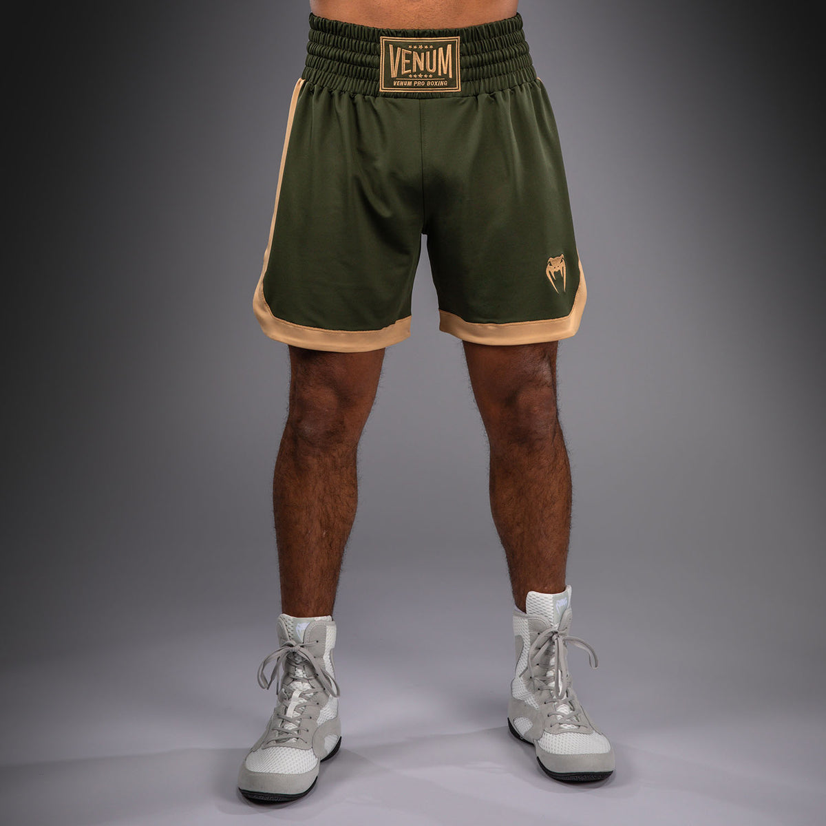 Short de boxe Venum Classic - Vert Militaire/Sable - product-type_Shorts de boxe