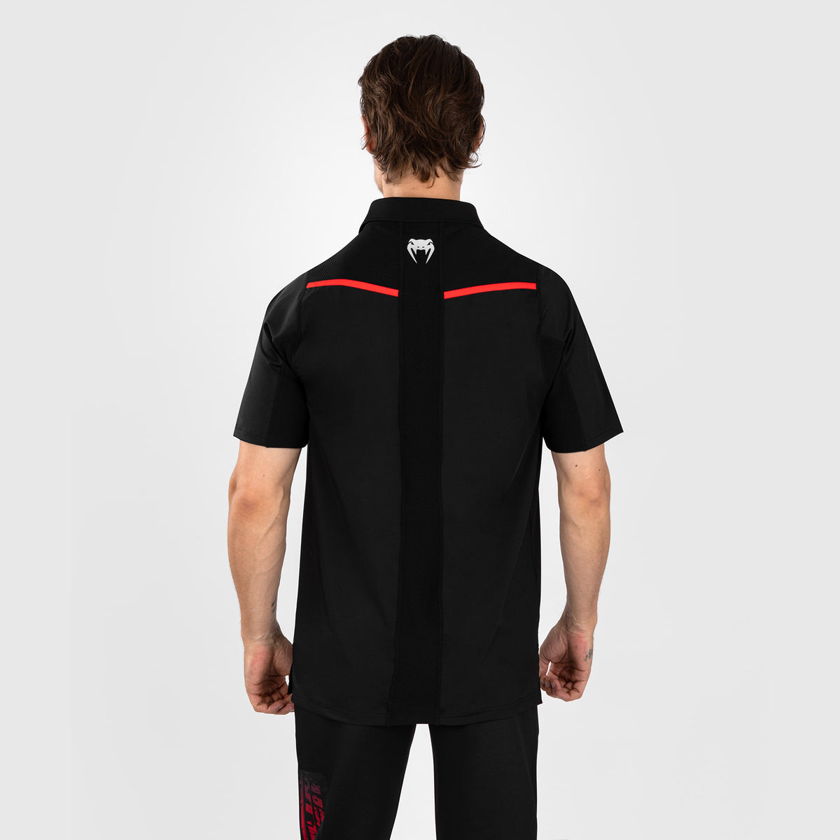 Polo pour Hommes UFC Venum Performance Institute 2.0 - Noir/Rouge - product-type_Polos