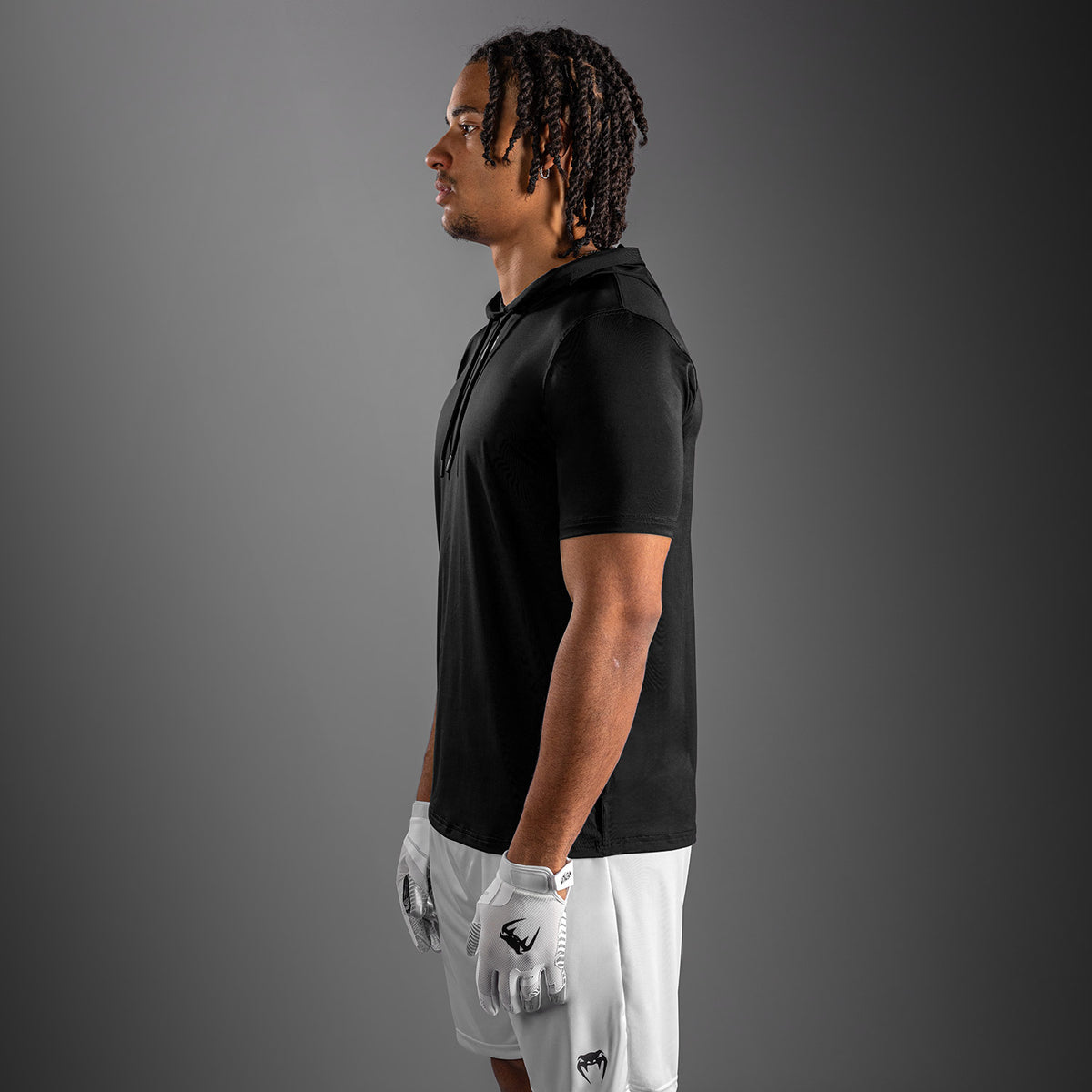 Sweat à capuche à manches courtes Dry Tech Venum Elite - Noir - product-type_Sweatshirts