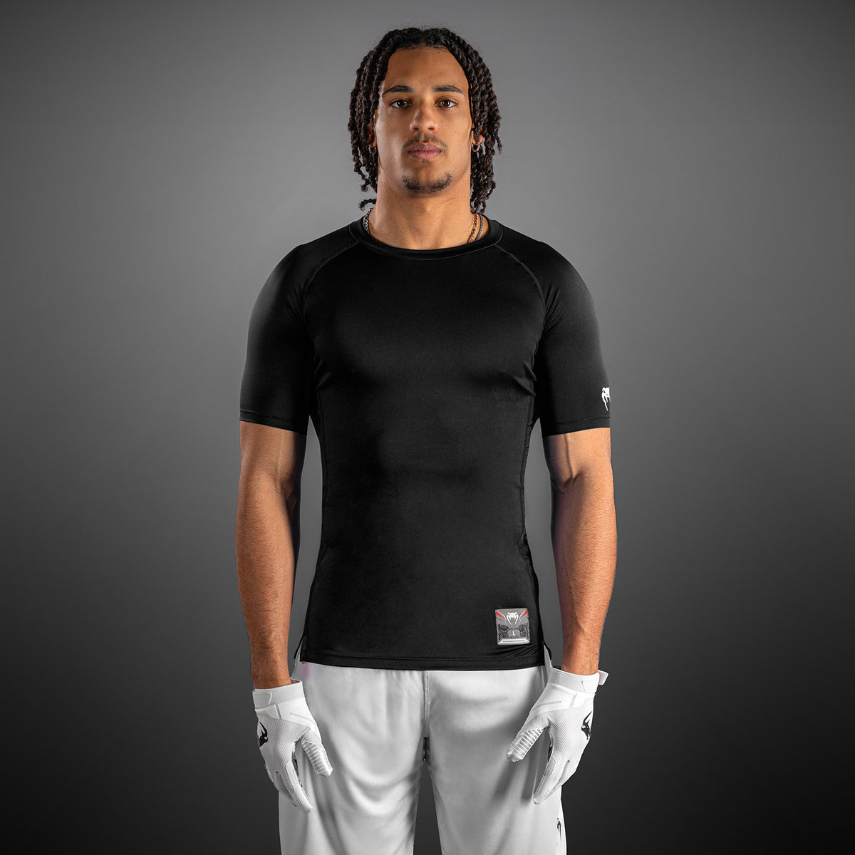 T-shirt de Compression Venum Lineup - Noir/Blanc - product-type_T-Shirts de Compression