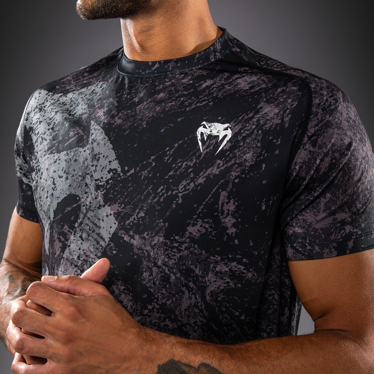T-shirt Dry Tech Venum Rage & Workout - Noir/Gris - product-type_T-Shirts Dry Tech
